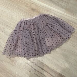 Old Navy 3T Pink Polka Dot Tiered Tulle Skirt